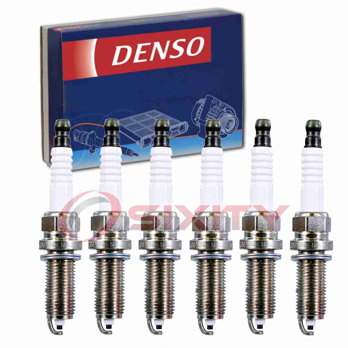 6 pc DENSO 3492 Spark Plugs for DXE22HQR-D11S 96964 91578 12290-5A2-A02 dh
