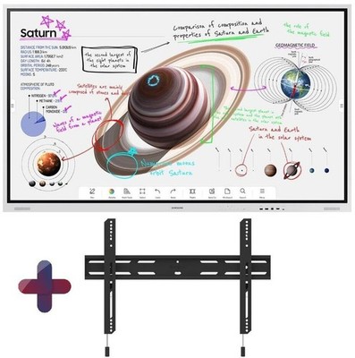 Samsung Flip Pro WM75B Flipchart 190,5 cm 75 Zoll inkl. Neomounts LEVEL-850