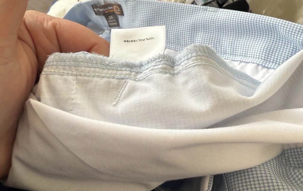 Peter Millar Current Light Blue Performance Mens … - image 11