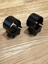Weaver 7/8" Gloss Black Tip Off Rings For Grooved Receiver 22's  &ldquo;MINT&rdquo;