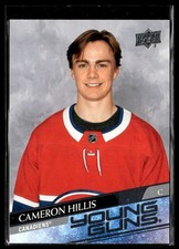 2020-21 Upper Deck Young Guns Cameron Hillis Rookie Montreal Canadiens #705