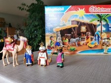 Playmobil Weihnachtskrippe 5588 neu mit Heiligen 3 Königen 4886 im Set komplett