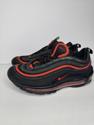 Nike Big Kid's GS Air Max 97 Black Chile Red Size 6Y Women's Sz 8 (921522-023)