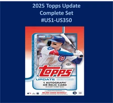 2025 Topps Update Complete Base Set (350 Cards) Kurtz, Baldwin, Campbell, Mayer