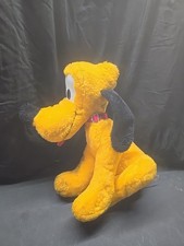 Pluto Plush Walt Disney Productions Characters Handcrafted USA PA 173 Vintage