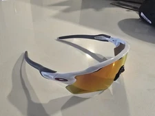 Oakley Radar EV Path Polished White Prizm Ruby Sunglasses - Ships International