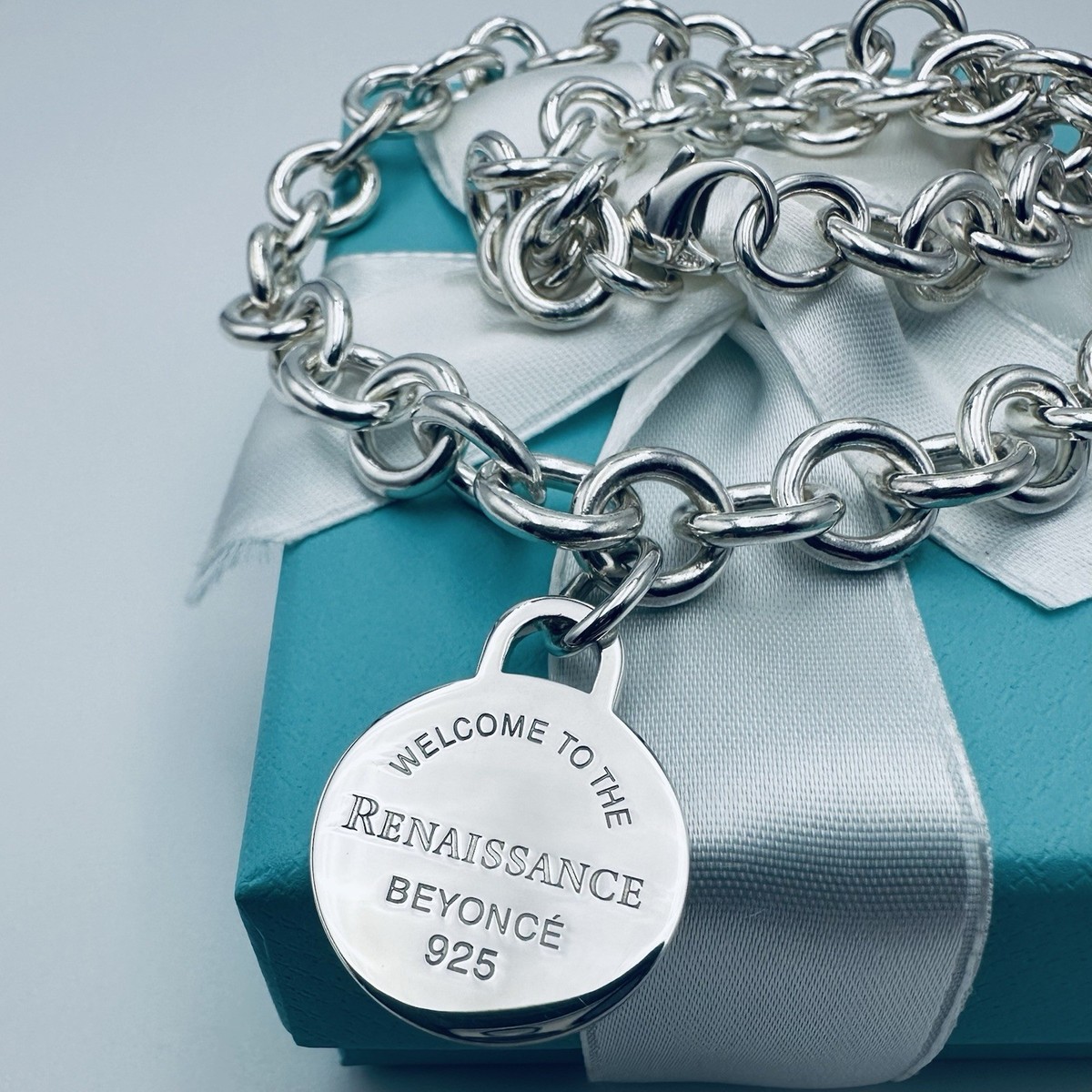 アクセサリー Tiffany & Co. 45cm VenetianNecklace 925 NEW Return to Tiffany & Co. Beyonce Renaissance Tour Chunky