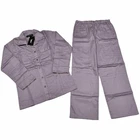 Yves Saint Laurent YSL Cotton Pajama Nightwear Size M Purple Deadstock Not Used