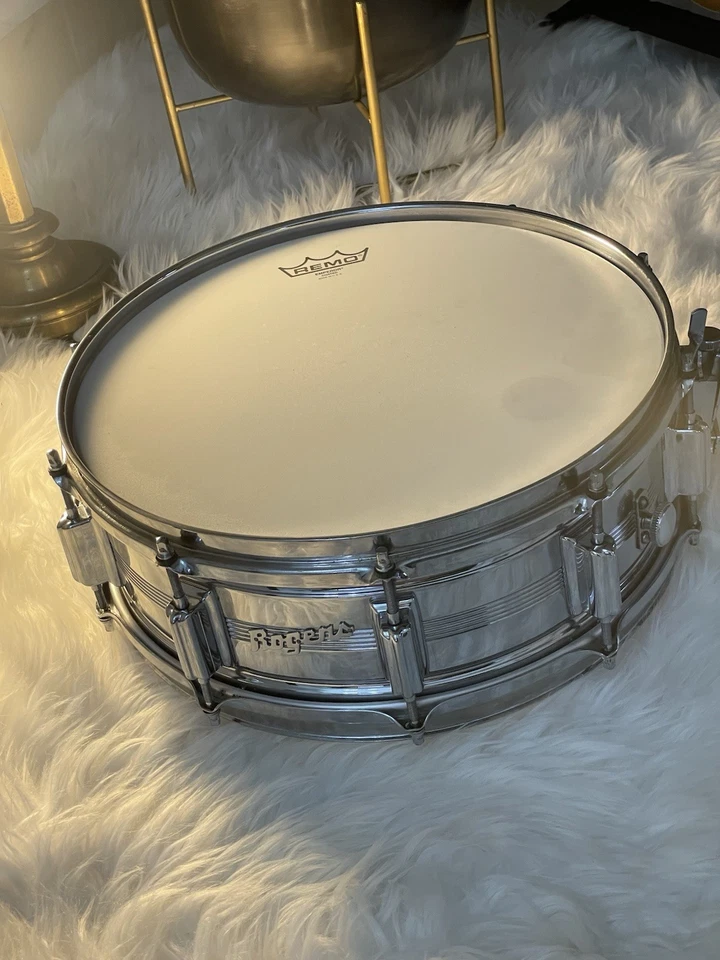 Caja de latón Rogers Dyna Sonic Cob 14x5 años 70 EE. UU. De colección, construida a medida.    Foto 4 de 4