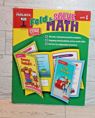 The Mailbox Fold & Solve Math Book Grade 1 Skill Practice Student Activities