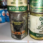 Lot Of 5 Vintage Oil Cans 1 Quart Quaker State Deluxe, Slick 50, Castrol Super + — photo 3