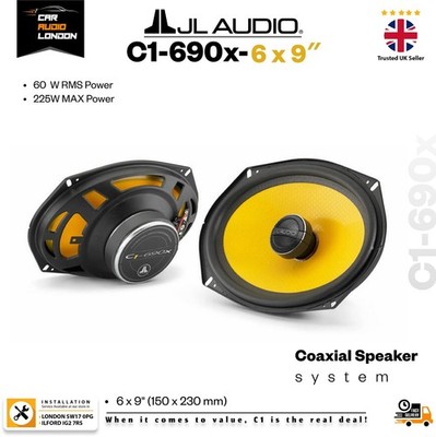 JL Audio C1-690x 6x9'' 2-Wege Auto-Koaxial-Lautsprecher 60 W RMS hochwertig Paar