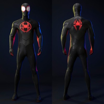 Miles Morales Costume Spider-Man: Across the Spider-Verse Cosplay Suit Fullset