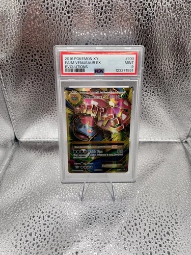 Pokémon M Venusaur EX 100/108 Evolutions Ultra Rare Full Art Holo PSA 9 230HP