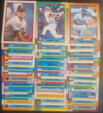 1990 TOPPS MASTER TEAM SET 31/31++++ CHICAGO WHITE SOX THOMAS HOF RC NM/MT 06164