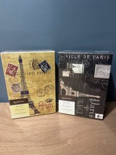 2 Recollections Memory Boxes Ville De Paris, Carte Postale Keepsake Storage Box