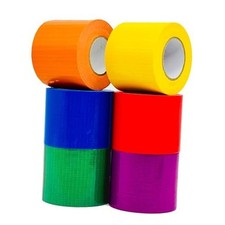 6-Pack Rainbow Colored Duct Tape 10 Yards x 2 Inch Heavy Duty, Waterproof