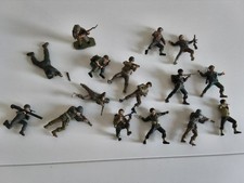 Vintage Marx WWII Toy Soldiers Bakelite Figures Job Lot Some Damage Rare