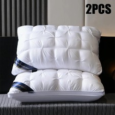 Queen Size Pillow Set of 2 Soft Gel Cushions for All Sleeping Positions UPGRADED