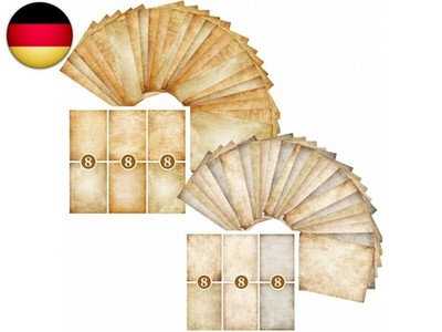 Briefpapier A4 96 Blatt, Bedruckbares Vintage Urkundenpapier, Alt Retro
