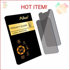 Ailun Privacy Screen Protector for iPhone 16e / iPhone 14 / iPhone 13 / iPhone 1