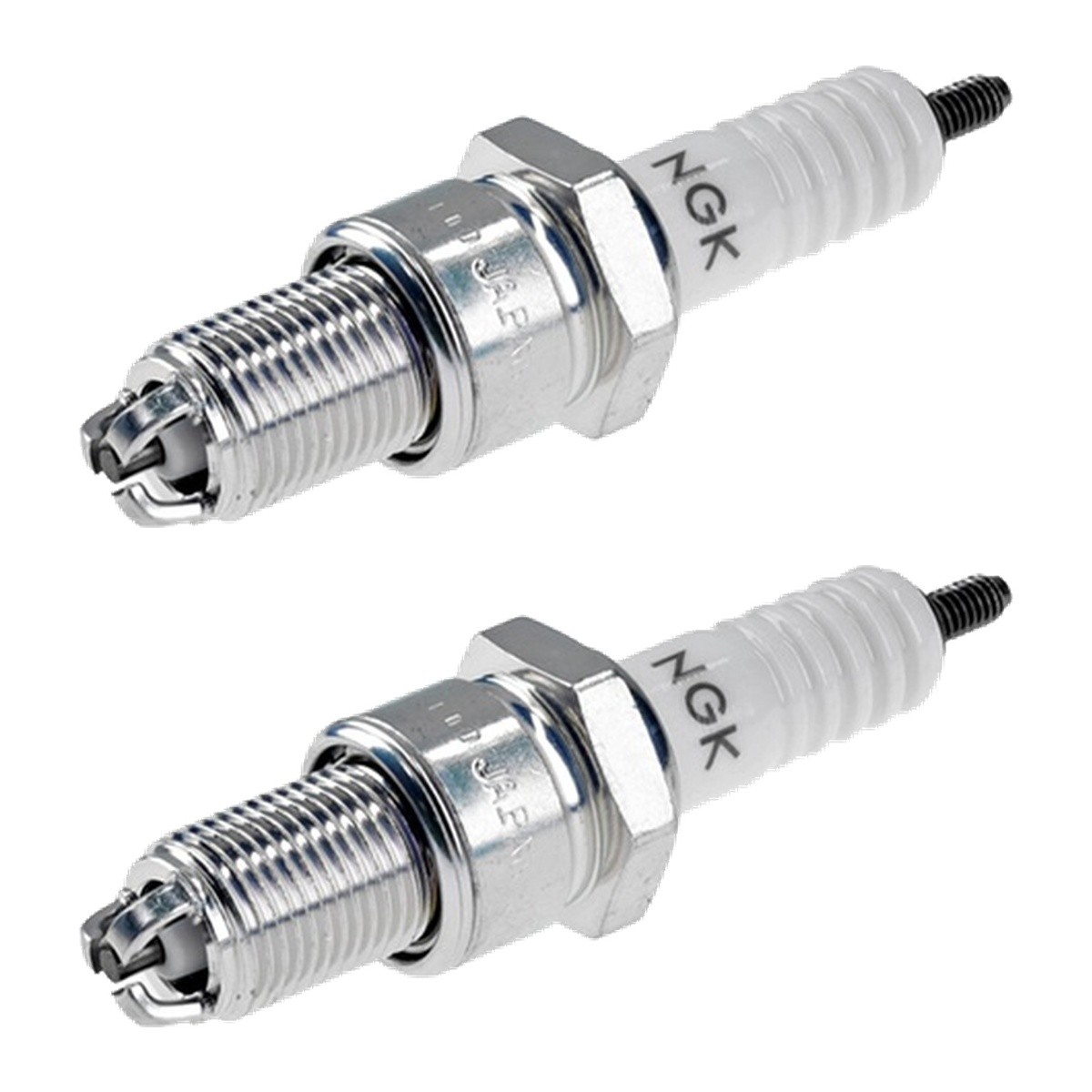 6 Candele NGK con Tenuta Piana Flachdichtsitz per AUDI 80 - Immagine 3