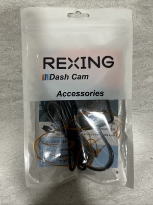Rexing Dashcam v1 4k GPS Unit Accessory  Wiring NEW