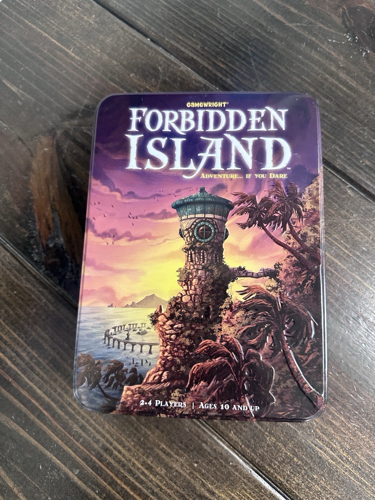 Forbidden Island Family Card Board Game Adventure Gamewright Complete Excellent