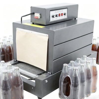 7000W Heat Shrink Wrap Machine Mesh Conveyor 220V Industrial Thermal Packager