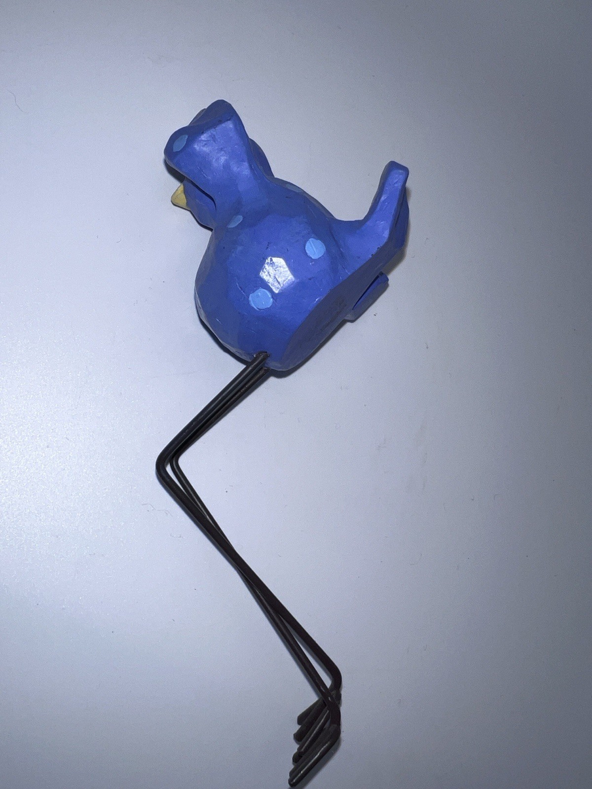 Russ Berrie &Co. Merrily Tweet Along Blue Bird shelf sitter Whimsical