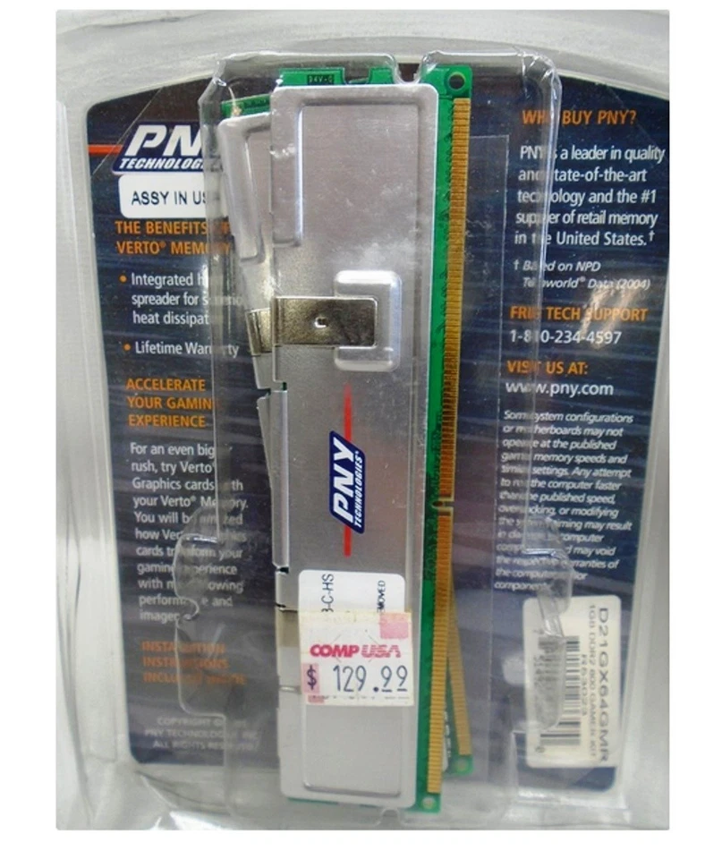 PNY Technologies Verto Hi-Speed Memory Kit Bundle New - Image 2 of 2