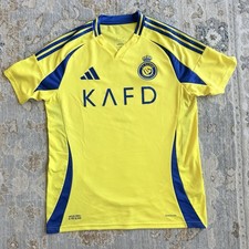 Al-Nassr 2024 2025 Cristiano Ronaldo #7 Home Soccer Jersey Futbol Kit Adidas L