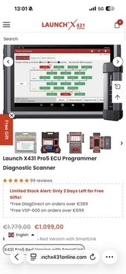 2023 LAUNCH X431 PRO 5 KFZ OBD2 Diagnosegerät Auto Scanner ECU Programm Coding