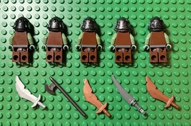 Lego Troll Warrior 2 Minifigure Orc 7048 7038 7078 7097 Fantasy Era cas365 Lot 1