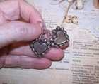 BRENDA SCHOENFELD Mexico Dated 1994 Sterling Silver Drop Earrings - Hearts — photo 2