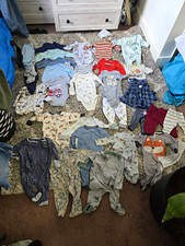 0-3 month Baby Boy 69 Peices Clothing Lot For Fall/winter