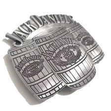 Jack Daniel's Old No 7 Whiskey Barrels Belt Buckle