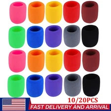10/20Pcs Handheld Microphone Windshield Karaoke Sponge Foam Cover Thicken
