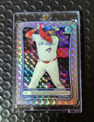 2026 Bowman Chrome Vladimir Guerrero Jr. Geometric Refractor /499 #34 Blue Jays