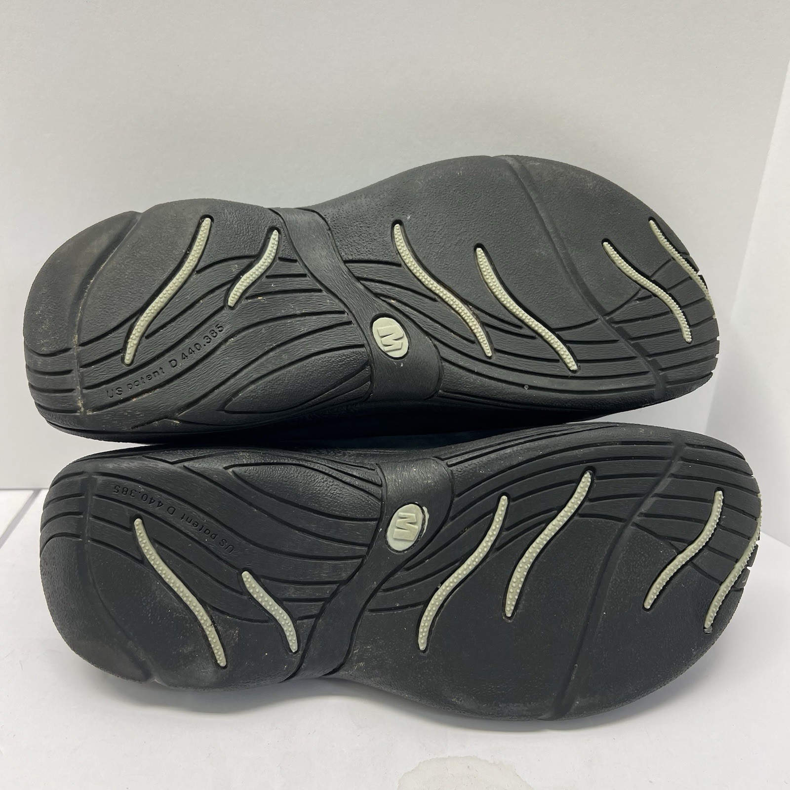 Soletta ammortizzata ad aria Merrell Treviso Moc donna 7 5 blu navy scamosciata usata in ottime condizioni