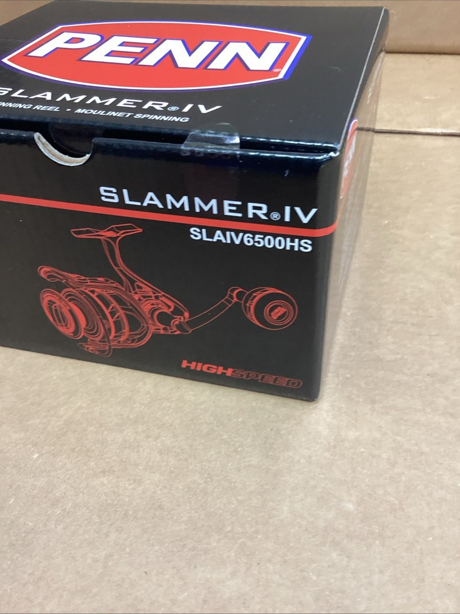 PENN SLAMMER IV 6500HS Slammer 4 No. 6500 High Gear Spinning Reel