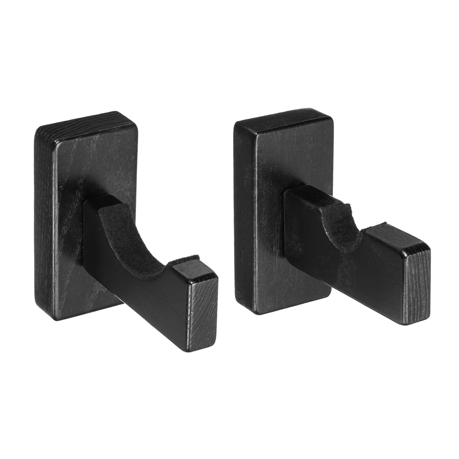 2pcs Light Saber Wall Mount, Wood Sword Display Stand Sword Storage Rack, Black