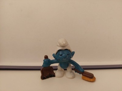 Schlümpfe Schleich / Peyo 20189 - Kehrblech / Schippe und Feger - Smurf/Puf [22]