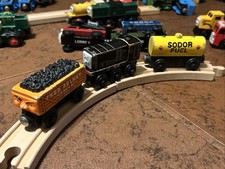 Vtg Thomas Friends Wooden Railway Fred Diesel Sodor Fuel 00 01 03 Lot Of 3