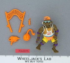 Spike 'N Volley Don 100% Complete Teenage Mutant Ninja Turtles TMNT 1992