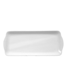 Seltmann Weiden Rondo / Liane weiß Kuchenplatte eckig 35x15 cm