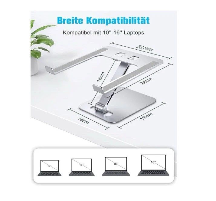 Laptop Stand Height Adjustable - Image 3 of 3