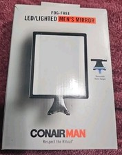 ConairMan Fogless Lighted Shower Mirror with 2X Magnification