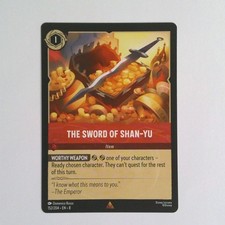 The Sword of Shan Yu - 152/204 - Rare Lorcana Reign of Jafar