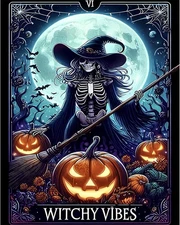 Halloween Paint by Numbers Kit for Adults - Witches Adult Paint by Number Kits W